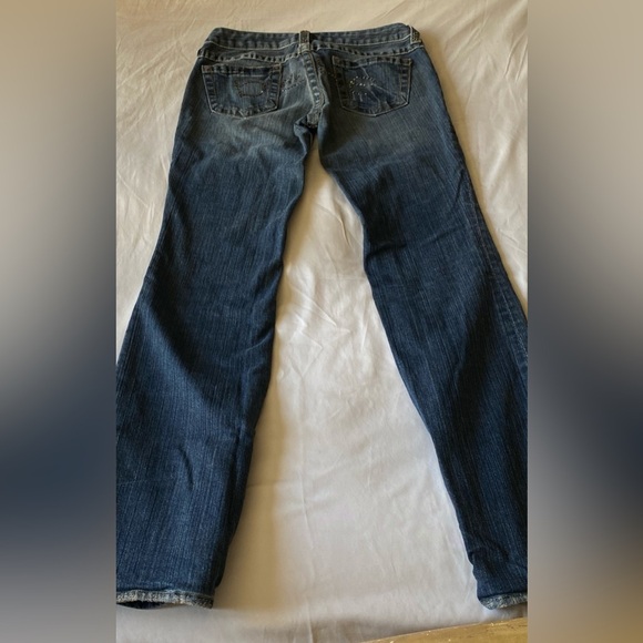 NWOT Bebe Blue Boot Cut Jeans with Classic Style with Rhinestones - Picture 6 of 6